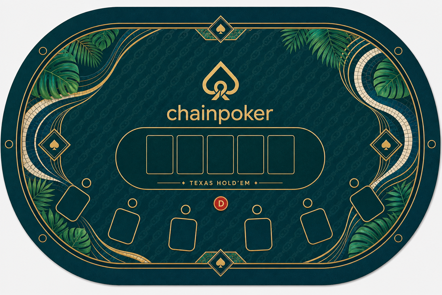 Blue ChainPoker card family