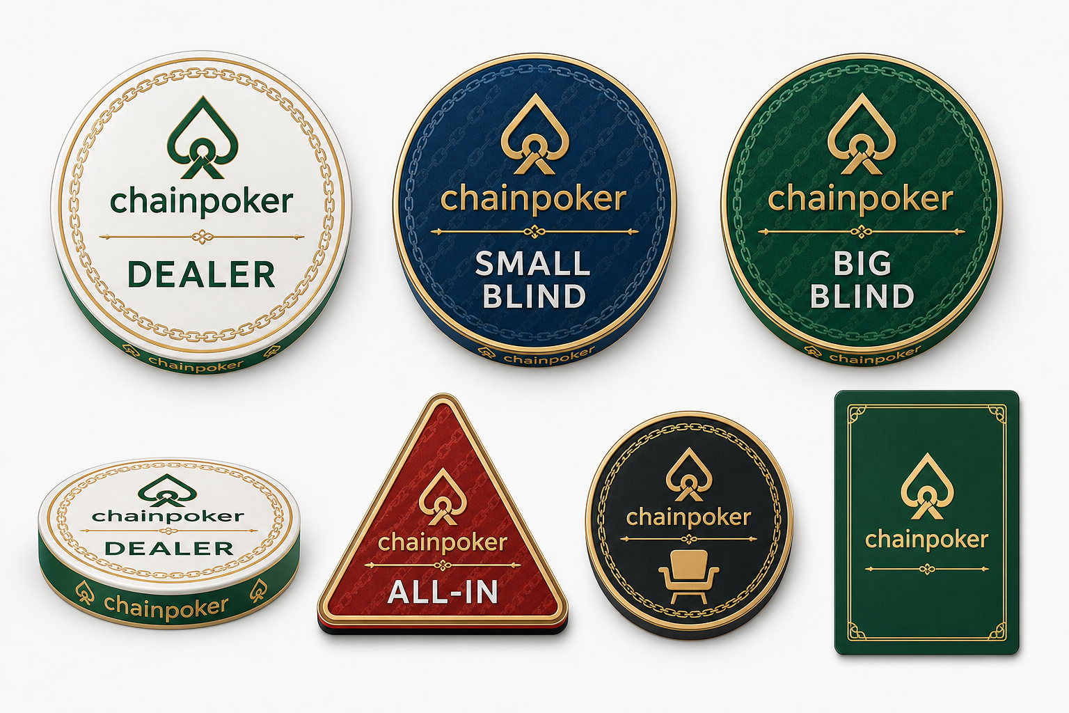 ChainPoker premium poker chips