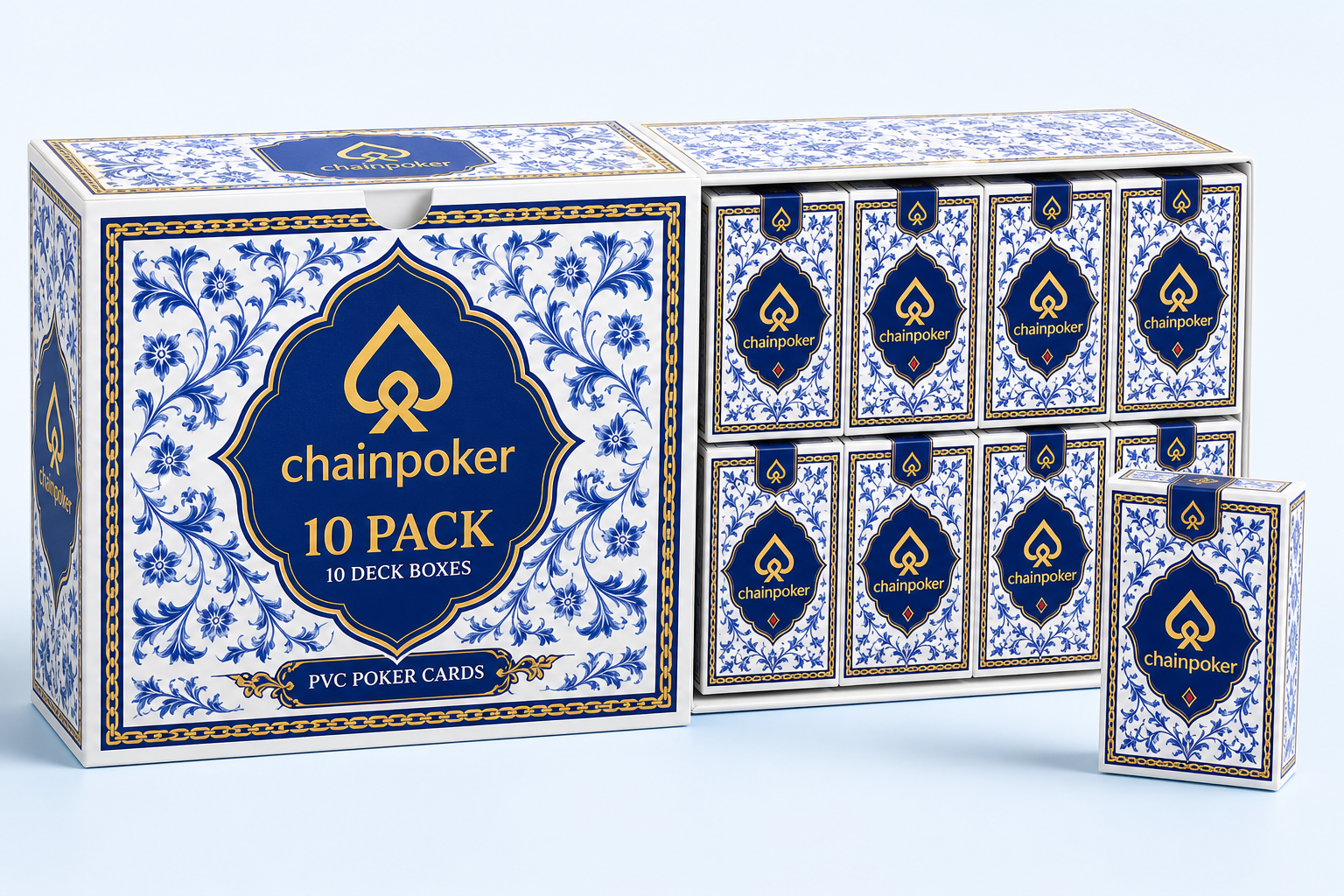 ChainPoker 10-pack outer packaging box set
